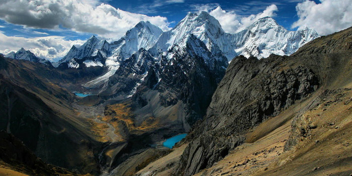 Montañas para hacer turismo de aventura en Perú